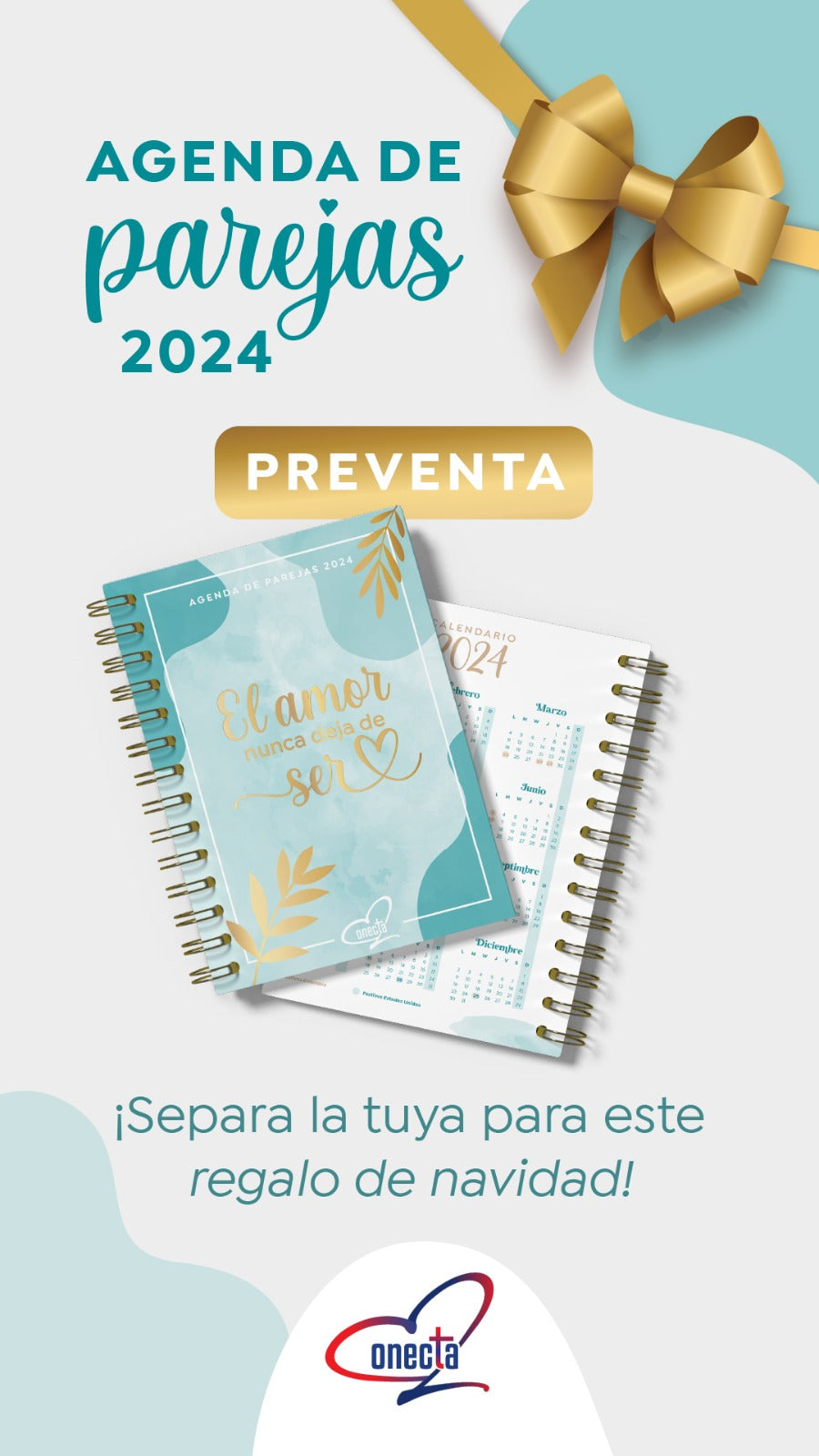 El Amor Nunca Deja de Ser" - Agenda 2024 para Parejas